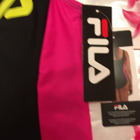 CUTE little quality fila bathing suit and summer hat set! - Picture 3 of 10